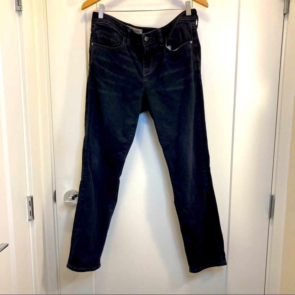 PILCRO & The Letterpress ANTHROPOLOGIE Sz 31 Skinny Stet Dark Knight Fit Jeans
